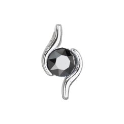 Strieborný prívesok so Swarovski kryštálom čierny 34261.5 Hematite