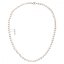 Perlový náhrdelník z pravých riečnych perál bielej oválnej perly 22037.1