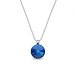 Náhrdelník modrý Rivoli sa Swarovski Elements Candy N112212SA Sapphire 12 mm