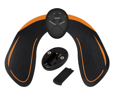 Elektronický fitness posilňovač sedacích svalov Oranžový