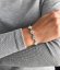 Stříbrný náramek se Swarovski krystaly bílý 33048.1 Krystal