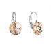 Náušnice Rivoli se Swarovski Elements Light Peach 12 mm