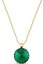 Náhrdelník sa Swarovski Elements Candy Gold NG112212EM Emerald