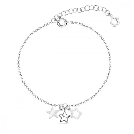 Náramek čirý se Swarovski Elements Joy BMIX2816C Krystal