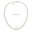Perlový náhrdelník z odstupňovaných pravých riečnych perál biely 22040.1