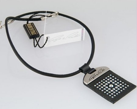 Kožený náhrdelník Cango & Rinaldi sa Swarovski Elements AB