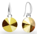 Náušnice Rivoli sa Swarovski Elements Candy KW112212MS Metalic Sunshine 10 mm