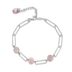 Strieborný náramok ružový Trilliant B4706VR6RQ Vintage Rose