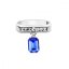Prsteň modrý sa Swarovski Elements Royal PKK26028SAC Sapphire