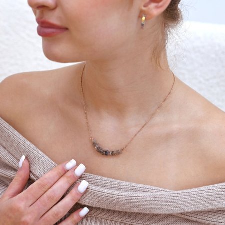 Náhrdelník s kamenem labradorit 42037.3 ocel