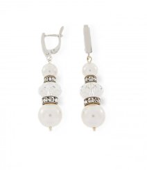 Náušnice so Swarovski Elements Pearl KW58105040W Krystal