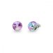 Náušnice fialové Rivoli se Swarovski Elements Sweet Candy Studs K1122SS39VL Vitrail Light 8 mm