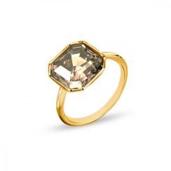 Prsten hnědý se Swarovski Elements Imperial PG448010LCT Light Colorado Topaz
