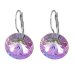 Náušnice Rivoli se Swarovski Elements Vitrail Light 16 mm