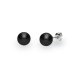 Náušnice so Swarovski Elements Classic Pearl K58188J Jet 8 mm