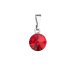 Přívěsek červený Rivoli se Swarovski Elements Light Siam 8 mm