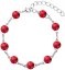 Náramek Rivoli se Swarovski Elements Light Siam 8 mm