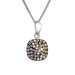 Strieborný náhrdelník so Swarovski kryštálmi 32088.3 moonlight