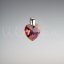 Prívesok so Swarovski Elements oranžové srdce 34002.4 Padparadcha AB