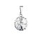 Přívěsek bílý Rivoli se Swarovski Elements Krystal 12 mm