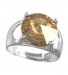 Prsten se Swarovski Elements Rivoli Light Topaz 12 mm