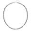 Perlový náhrdelník sivý s krištáľmi Preciosa 32063.3