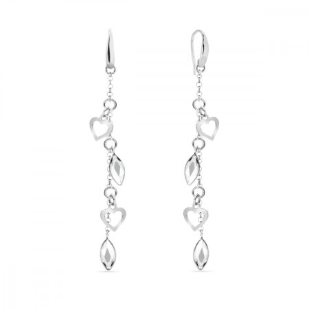 Náušnice čiré se Swarovski Elements Euphoria KWROLO22014C Krystal