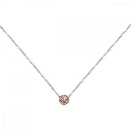 Náhrdelník růžový se Swarovski Elements Dotty N1088PP31VR Vintage Rose