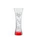 Skleněná váza srdce Love dekor Q8182 19,5 cm