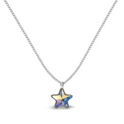 Náhrdelník duhový se Swarovski Elements Astral Star N28165AB