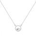 Náhrdelník čirý se Swarovski Elements Fame NOM1122SS29C Krystal