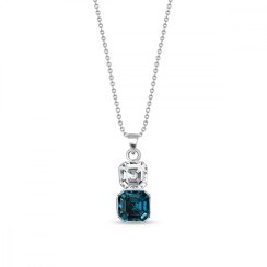Náhrdelník modrý so Swarovski Elements Imperial Duo NT44802CM Montana