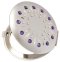 Kosmetické kapesní zrcátko se Swarovski Elements sun tmavě fialová EL-01.6 Tanzanite