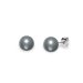 Náušnice so Swarovski Elements Classic Pearl K58188DG Dark Grey 8 mm
