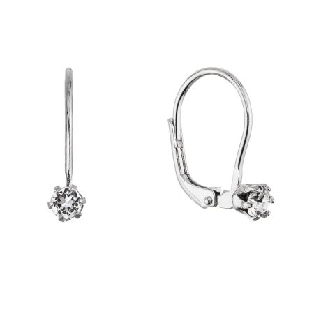 Strieborné visiace náušnice so Swarovski kryštálom 31322.1