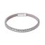 Náramok biely textilný s kryštálmi 53007.1 crystal