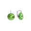 Náušnice zelené Rivoli sa Swarovski Elements Sweet Candy K112212PE Peridot 12 mm