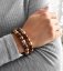 Náramek perlový se Swarovski Elements 33065.3 Brown