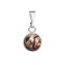 Strieborný prívesok s pravým minerálnym kameňom 14033.3 Jaspis Leopard Skin