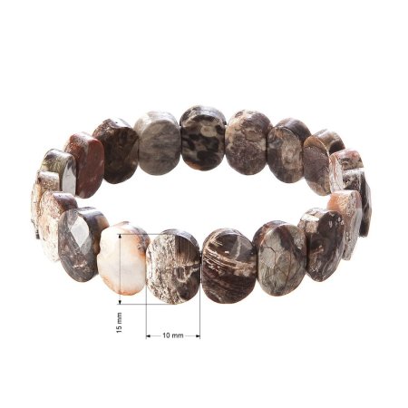 Náramok s minerálnymi kameňmi unakit 43057.3