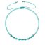 Textilné Miyuki náramok tyrkys 13037.3 turquoise