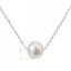 Perlový náhrdelník z pravých riečnych perál biely 22014.1
