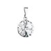 Přívěsek bílý Rivoli se Swarovski Elements Krystal 12 mm