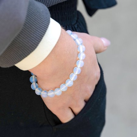 Náramek s minerálními kameny křemen 43056.3