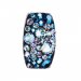 Stříbrný přívěsek s krystaly Swarovski modrý obdélník 34194.3 Blue Style