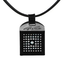 Kožený náhrdelník Cango & Rinaldi se Swarovski Elements AB