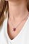 Stříbrný přívěsek s krystaly Swarovski červený obdélník 34194.3 Cherry