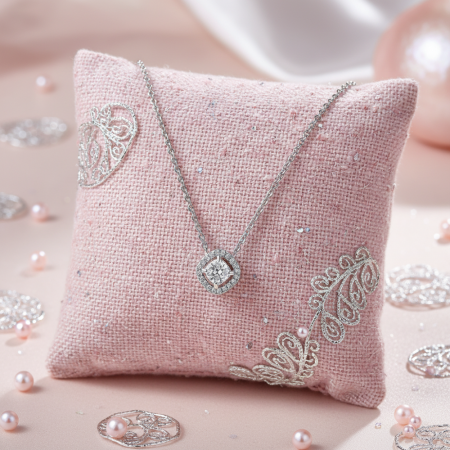 Náhrdelník s čírymi zirkónmi Princesse SN001C