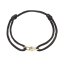 Kabbalah náramek s pozlacenou ozdobou 13094.3 black