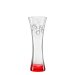 Skleněná váza srdce Love dekor Q8183 19,5 cm